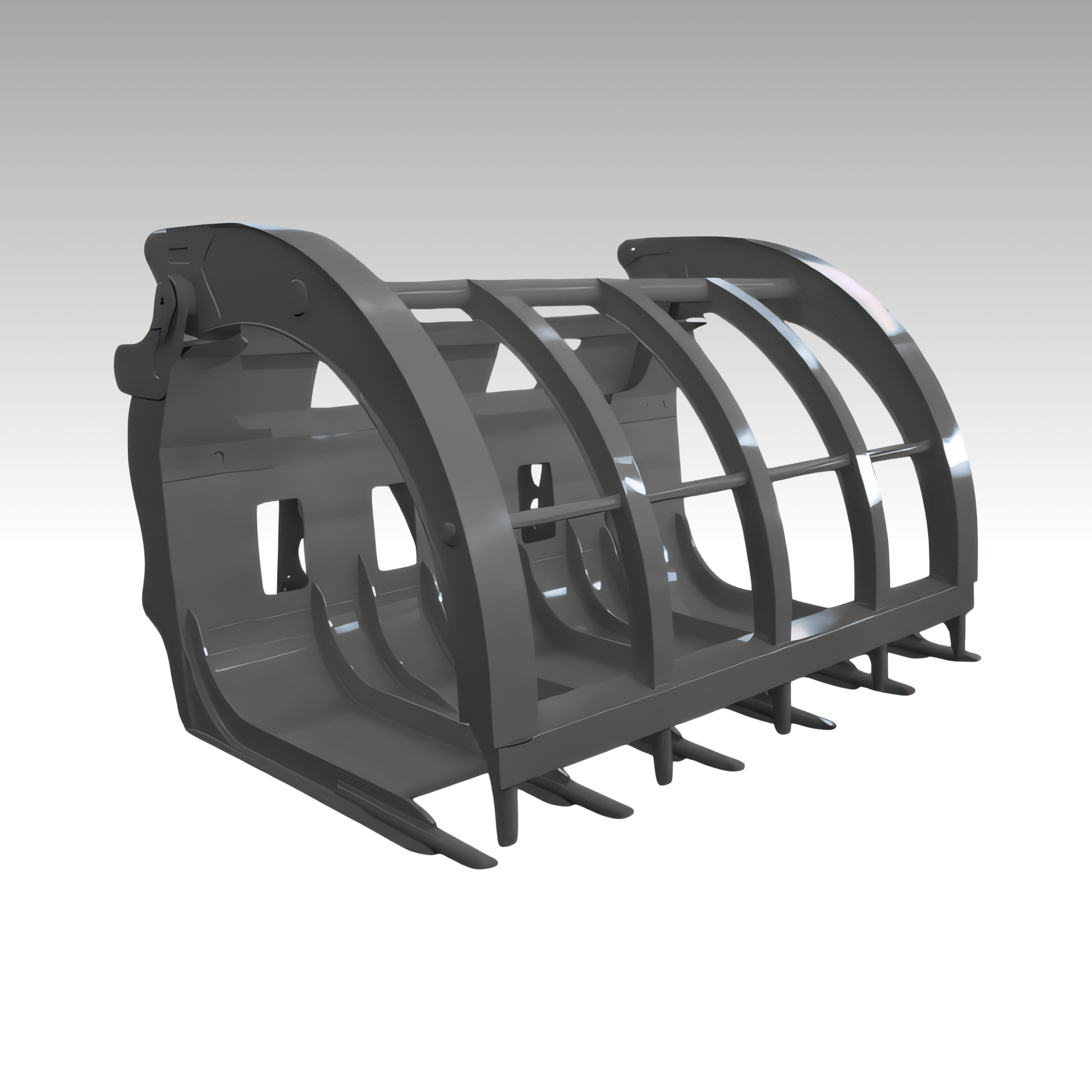 HCN wheel loader Grapple rake for CAT Bobcat loaders