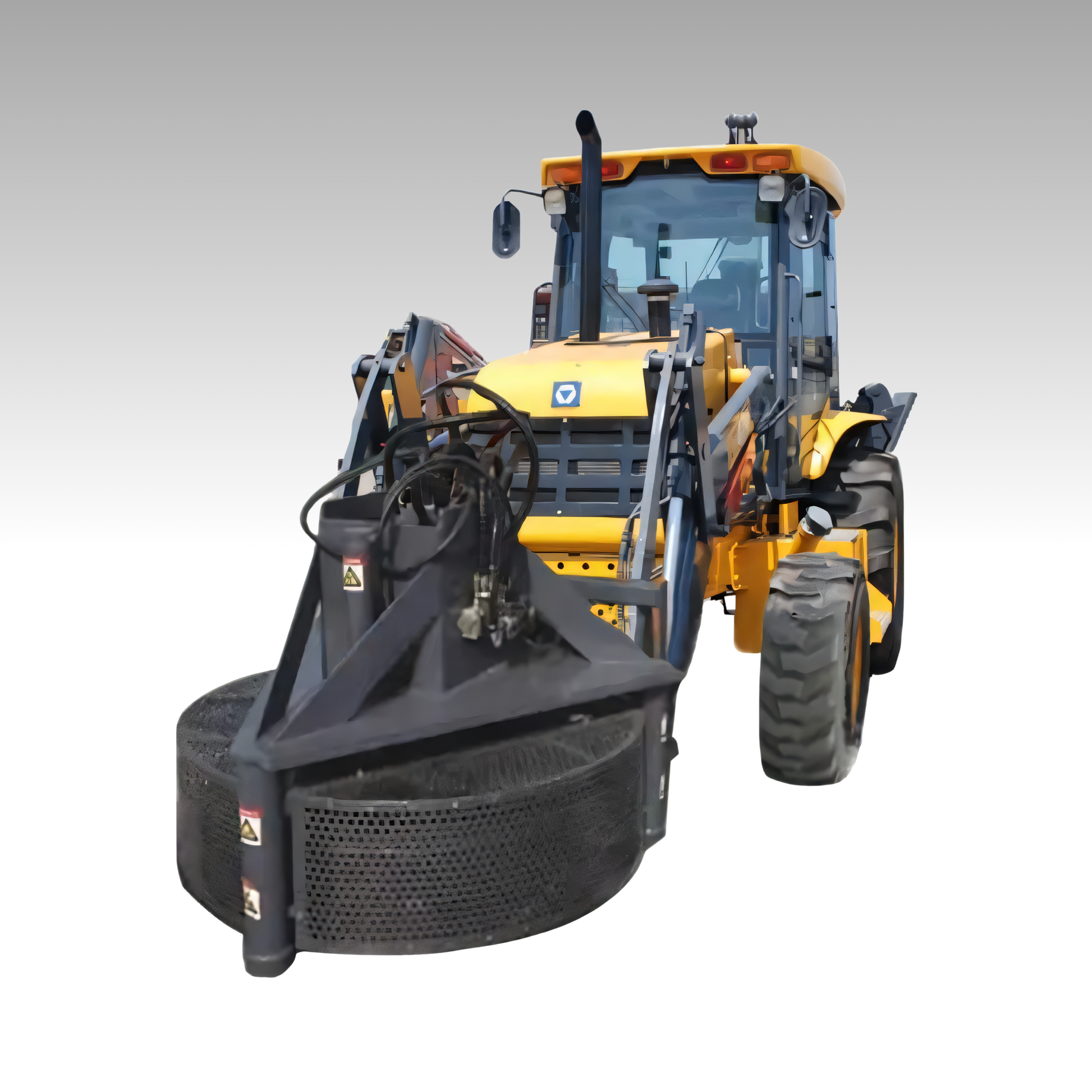 HCN wheel loader Well lid Milling Machine for CAT Bobcat loaders