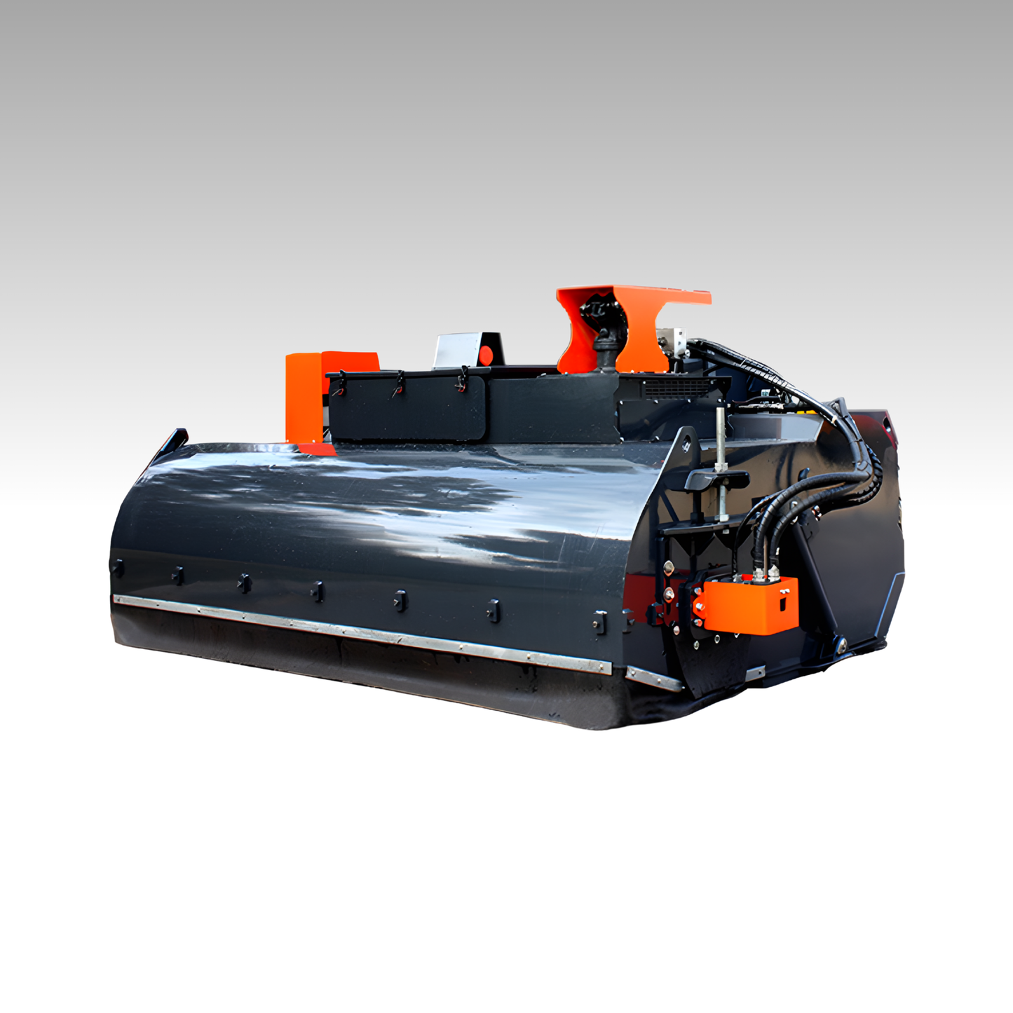 HCN wheel loader negative pressure dust sweeper for CAT Bobcat loaders